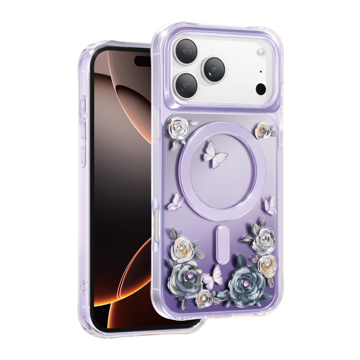 Keephone Apple iPhone 17 Pro Roseland Magsafe Kapak